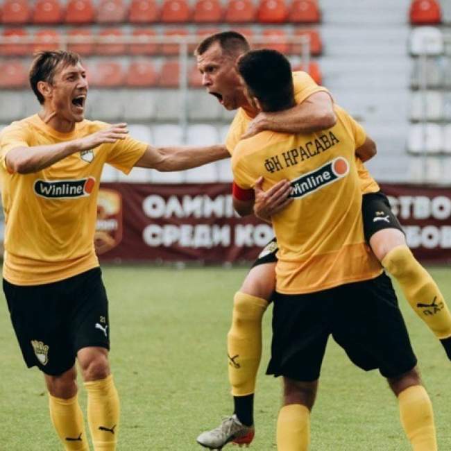 ФК "Красава" в "Лужниках" выиграл первый официальный матч в своей истории